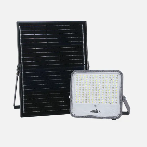 Floodlight Solar Ferrol 200w 6500k Grey 2900lm Ip65 Cable 2m C/control (24,5x27,5x5)(39x37,5x1,7)cm