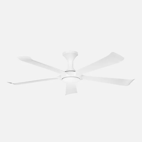 Ventilador Dc Vinaros 18w Blanco 5aspas 6vel 144d  2250lm 3000-4500-6500k Remoto+memoria+temporizador