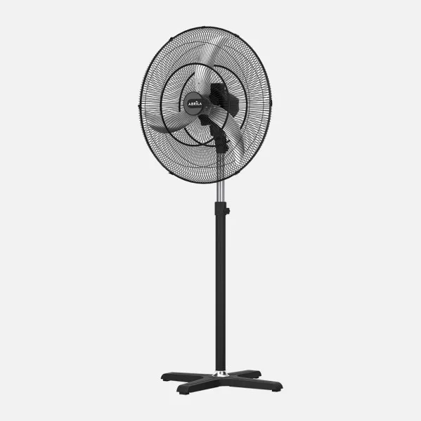 Industrial Fan Regata 175w Black 3vel 3sails 80d  Fixed And Rotatory Tall Speed Regx80x80cm
