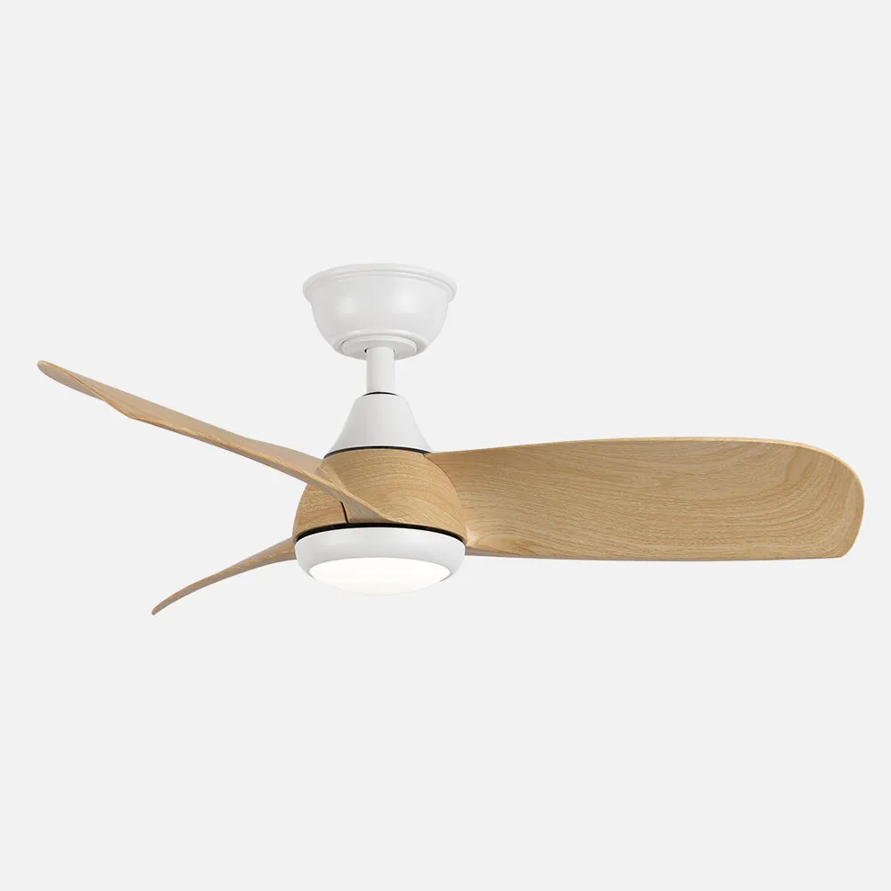212991368 - Ventilador Dc Atomo 24w Blanco 3aspas haya 91d 2640l 6vel 3000k,4000k,6000k Remoto+memoria+temporizador