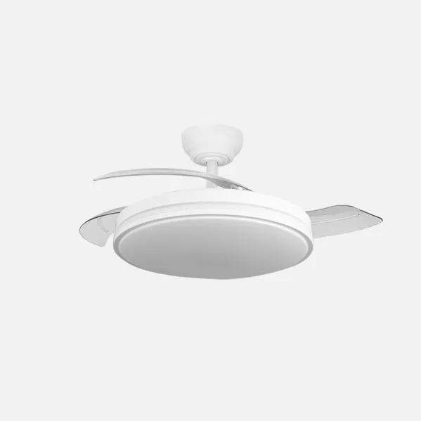 Fan Dc Relampago 60w White 3asp.107d 6980 Lm 36x48/107cm 3cabbage.Remote+memory+timer+reg.Intensity