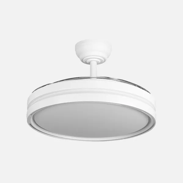 Fan Dc Capitan 60w White 3asp.107d 6980lm 36x48/107cm 3cabbage.Remote+memory+timer+reg.Intensity