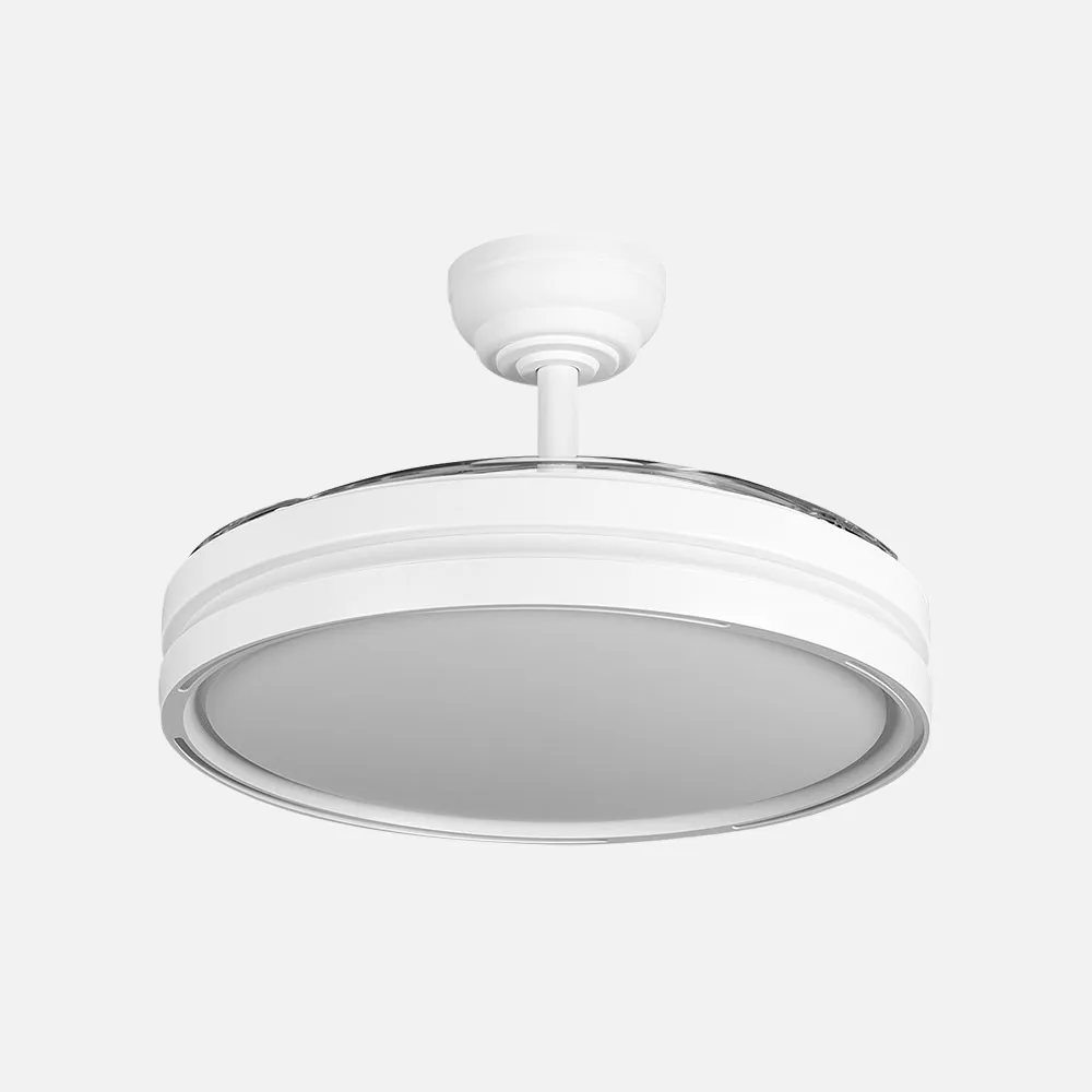 Ventilador Dc Capitan 60w Blanco 3asp.107d 6980lm 36x48/107cm 3col.remoto+memoria+temporizador+reg.intensidad