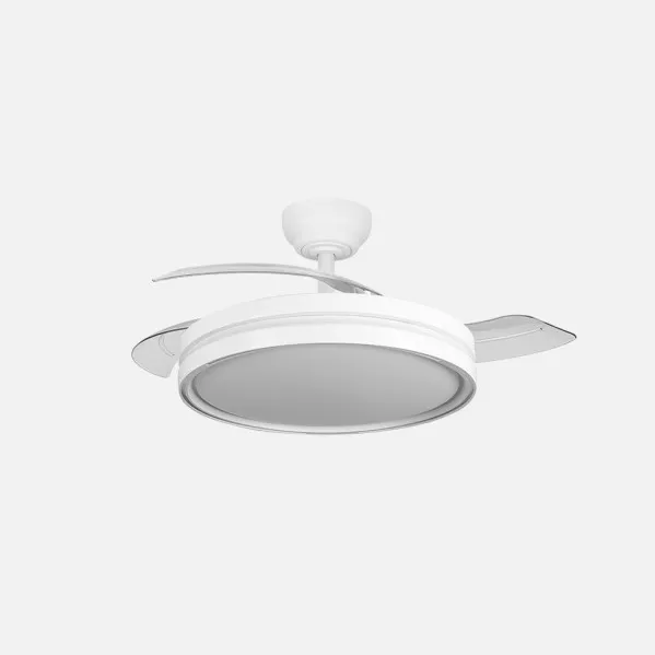 Fan Dc Capitan 60w White 3asp.107d 6980lm 36x48/107cm 3cabbage.Remote+memory+timer+reg.Intensity