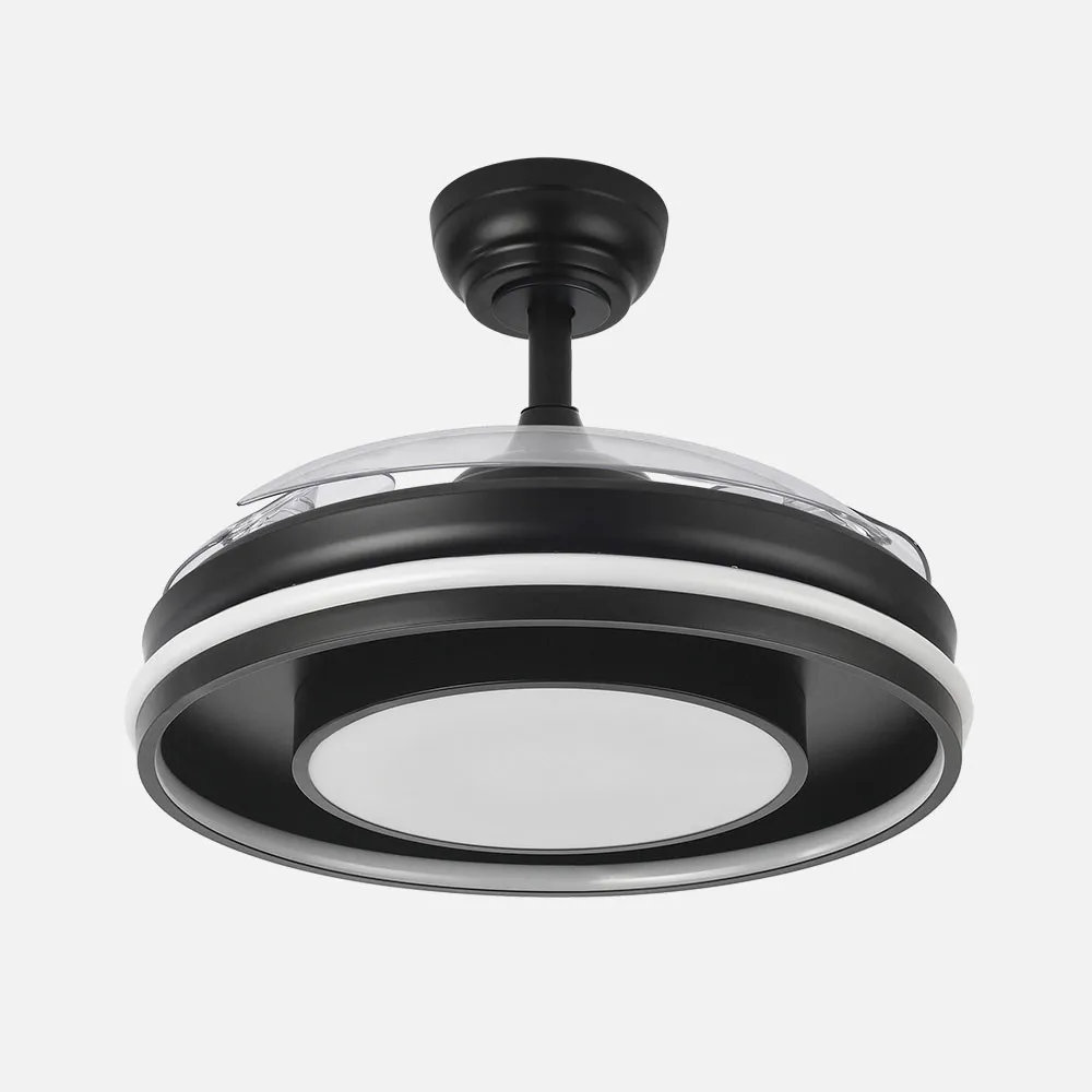 Ventilador Dc Pitufo 57w Nergro 3asp107d 3990lm Rgb +3000-4500-6500k Reg.intensidad+remoto+memo+temporiz