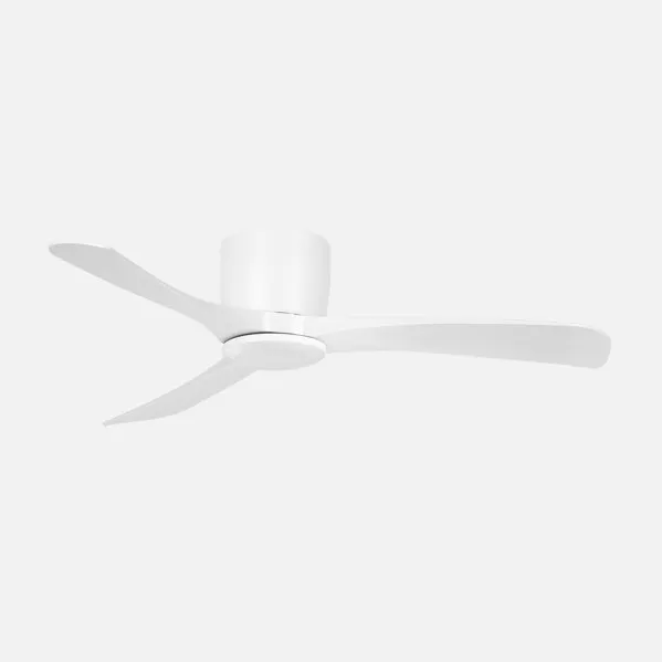Ventilador Dc Paterna 18w Blanco 3aspas 6vel 117d Luz Opcional 2250lm 3000-4500-6500k Remoto+memoria+temporizador