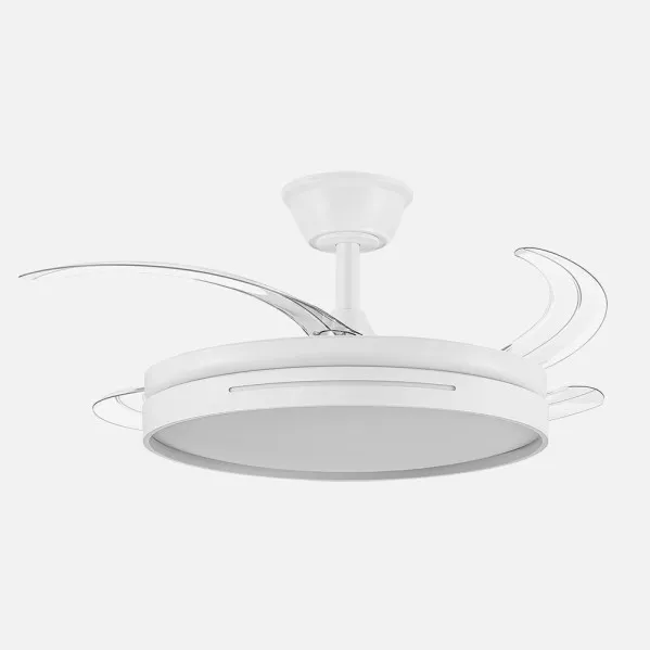 Fan DC 59w Micenas White 4 Sails Transp. 106d 6 Veloc. 6980lm 3 Colours  C/remote, Reg.Intensity, Memory And Temporiz.26