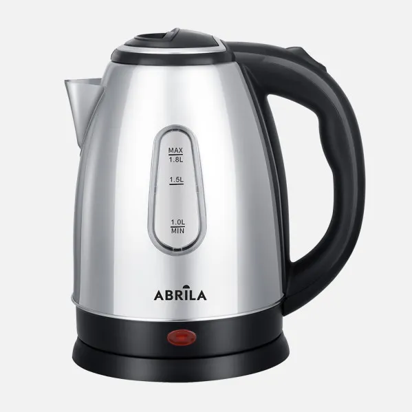 Hervidor Of Water Elect.arábigo Black/silver 1,8l 1500w  Based Giratoria,turn Automatic 24,5x22x16cm