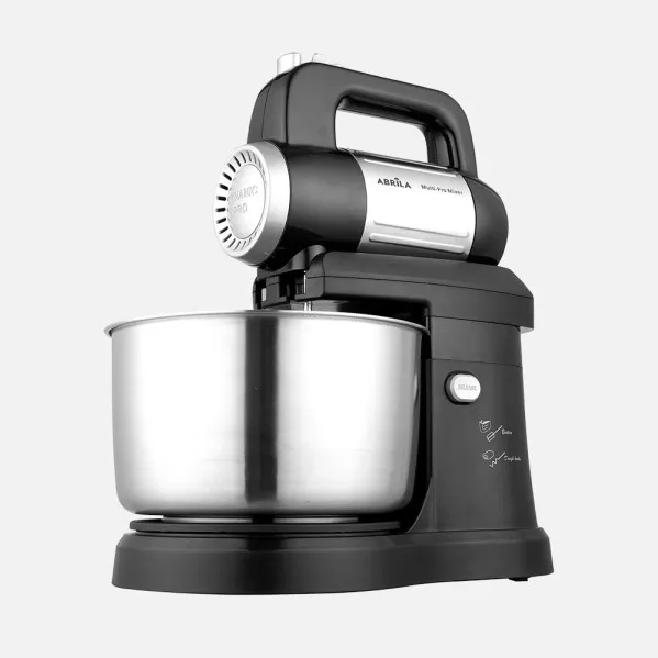 Stand Mixer Sirena Black 500w 5 Speeds Planetary Action 3l Stainless Steel Bowl, Pulse, Non-slip 34x31x19cm