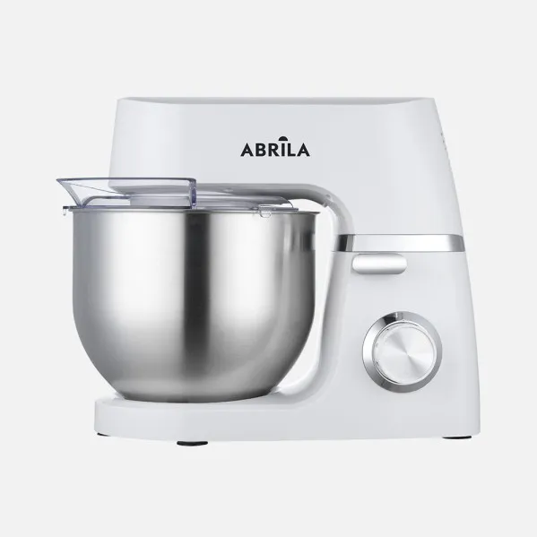 Stand Mixer Dorotea White 1000w 6 Speeds 5l Stainless Steel Bowl, Pulse Function, With Lid, Non-slip 31x36,5x24cm