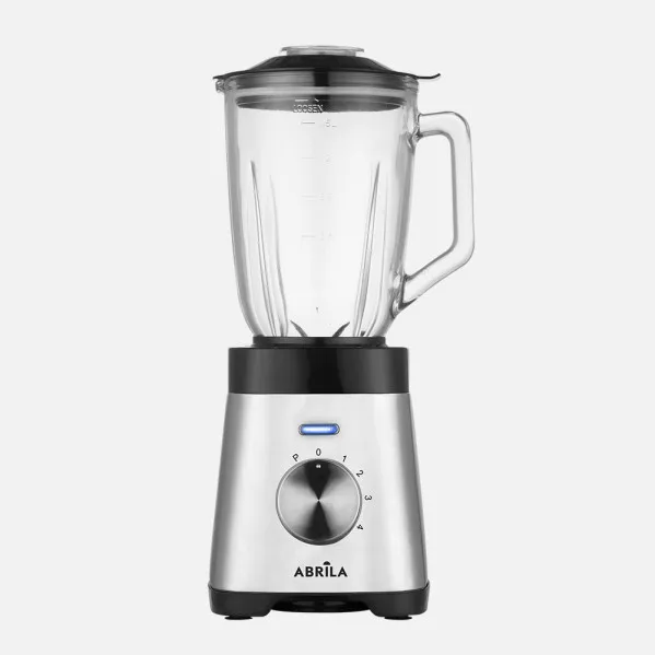 Blender Of Glass Saeta Steel/black 1000w 4vel+press 4leaves Ac.stainless steel.1,5l Jug Glass Protecc.Overheating 40x19x18cm