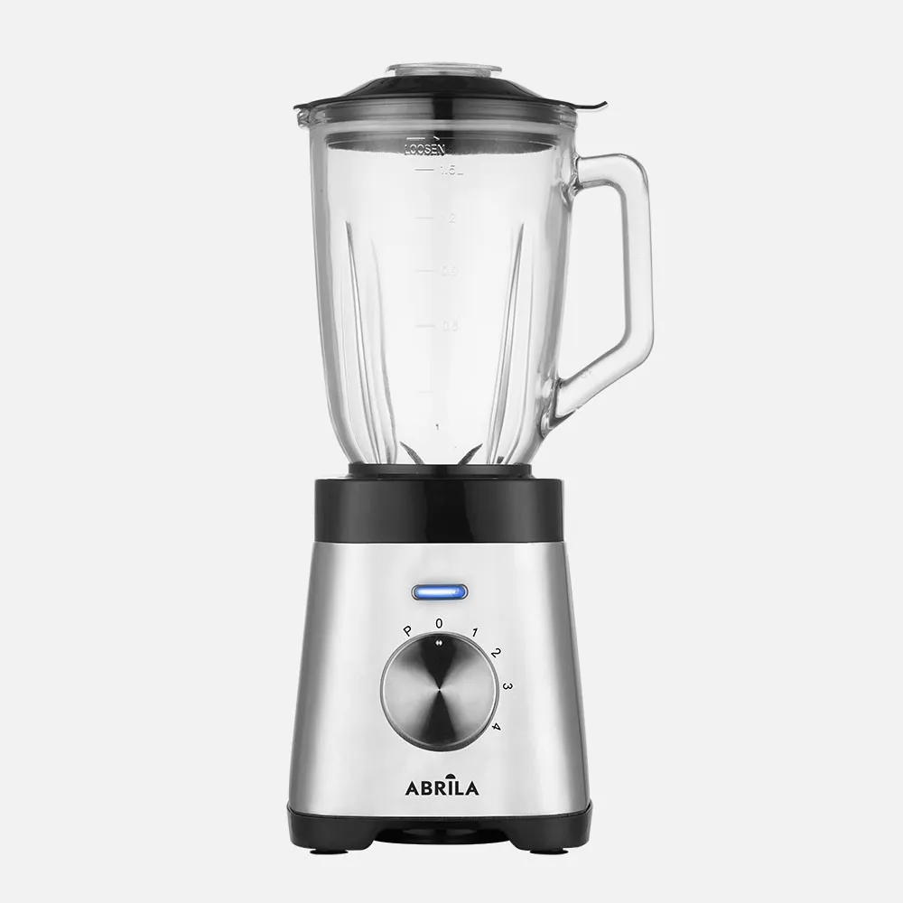 Batidora De Vaso Saeta Ac/neg 1000w 4vel+pulso 4ho Jas Ac.inox.1,5l Jarra Cristal Protacc.