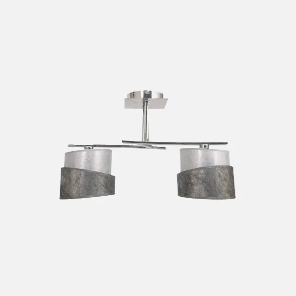 Lampara Serie Colonia Cromo/plata-blanco 2xg9 (31x