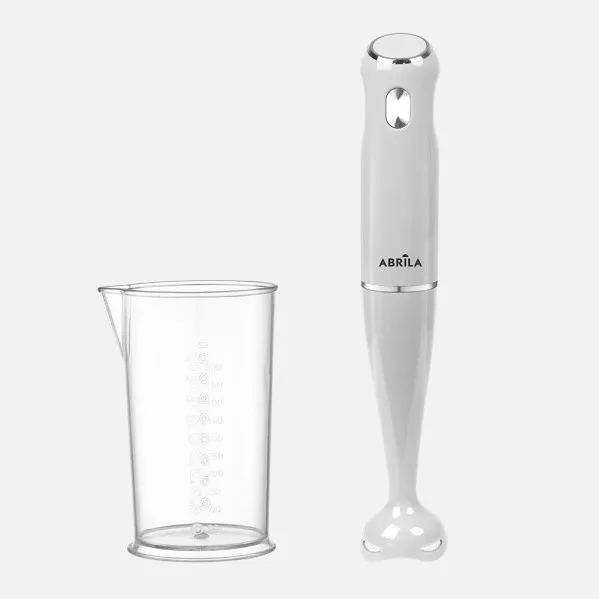 Hand-held Blender Tigris 1000w White Leaf Steel C/glass Mezclador And Carry handle Ergonomic