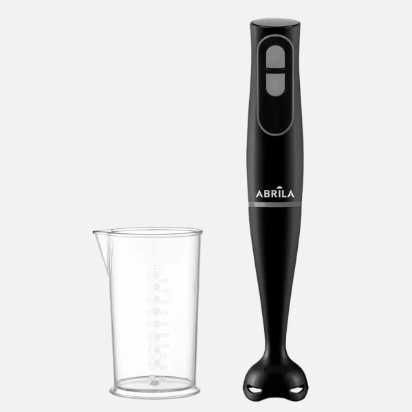 Batidora De Mano Divina 500w Dc Negro 2vel C/vaso Cuchilla.acert Inox.brazo Desmontable y Ergonomico 36x6,5x6,5cm