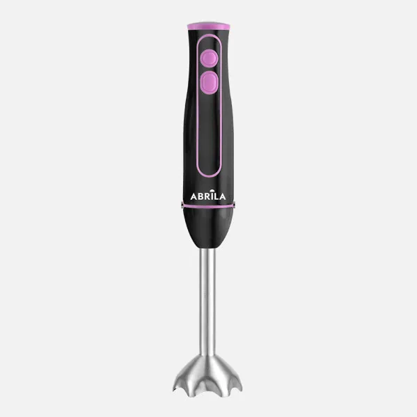 Batidora De Mano Gitana 1500w Dc Negro/lila 2vel Acero Inox.desmontab. y Ergonom.c/vaso+picad+batid 39,5x7,5x7,5cm