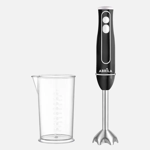 Batidora De Mano Leyenda 1500w Dc Negro/blanco 2vel C/vaso Braz.ac.inox.desmont.y Ergonom.39,5x7,5x7,5cm