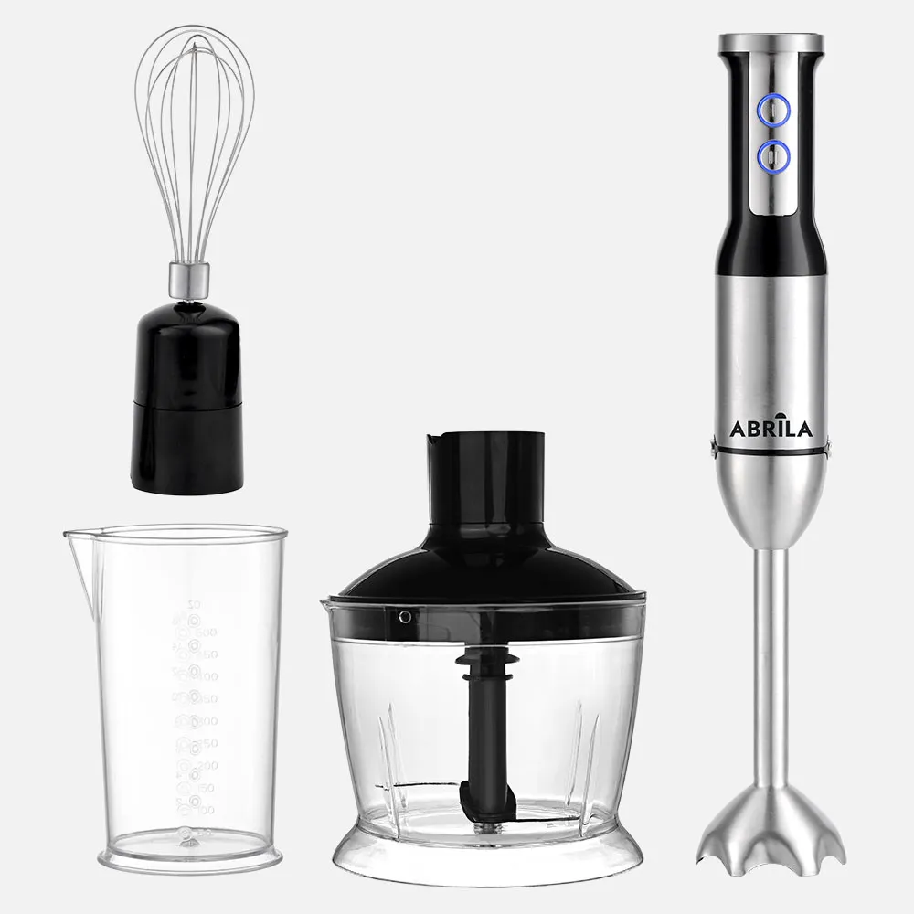 Batidora De Mano Triana 1500w Dc Ac/ne 2ve Cuch.ac .inox.c/vaso+picad+batid.desmont.