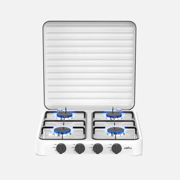 Cocina A Gas Butano Foster Blanca 8800w 4quemador Solo Exterior,tapa Protecc.reg.int.
