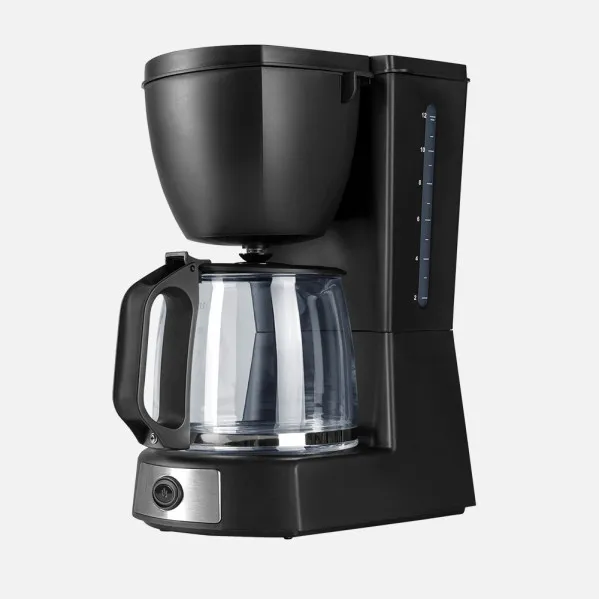 Coffee maker Of Dribble Valkiria 12cups Black 680w Permanent Filter Jug Glass 1,2l Plate Calorif. 29x18x22cm