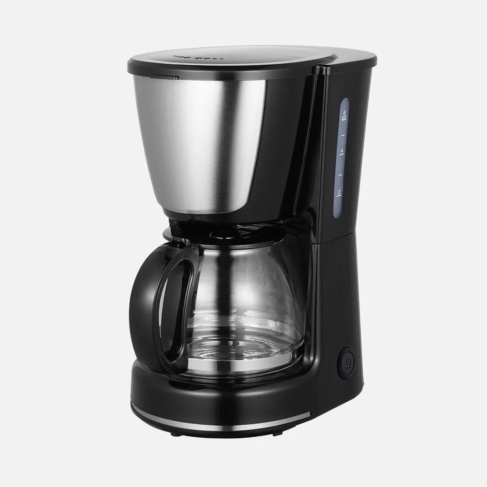 272513069 - Coffee maker Of Dribble Wanda 6cups Black 550w Permanent Filter Jug Glass 0,75l Plate Calorif. 26,5x10,5x20,5cm