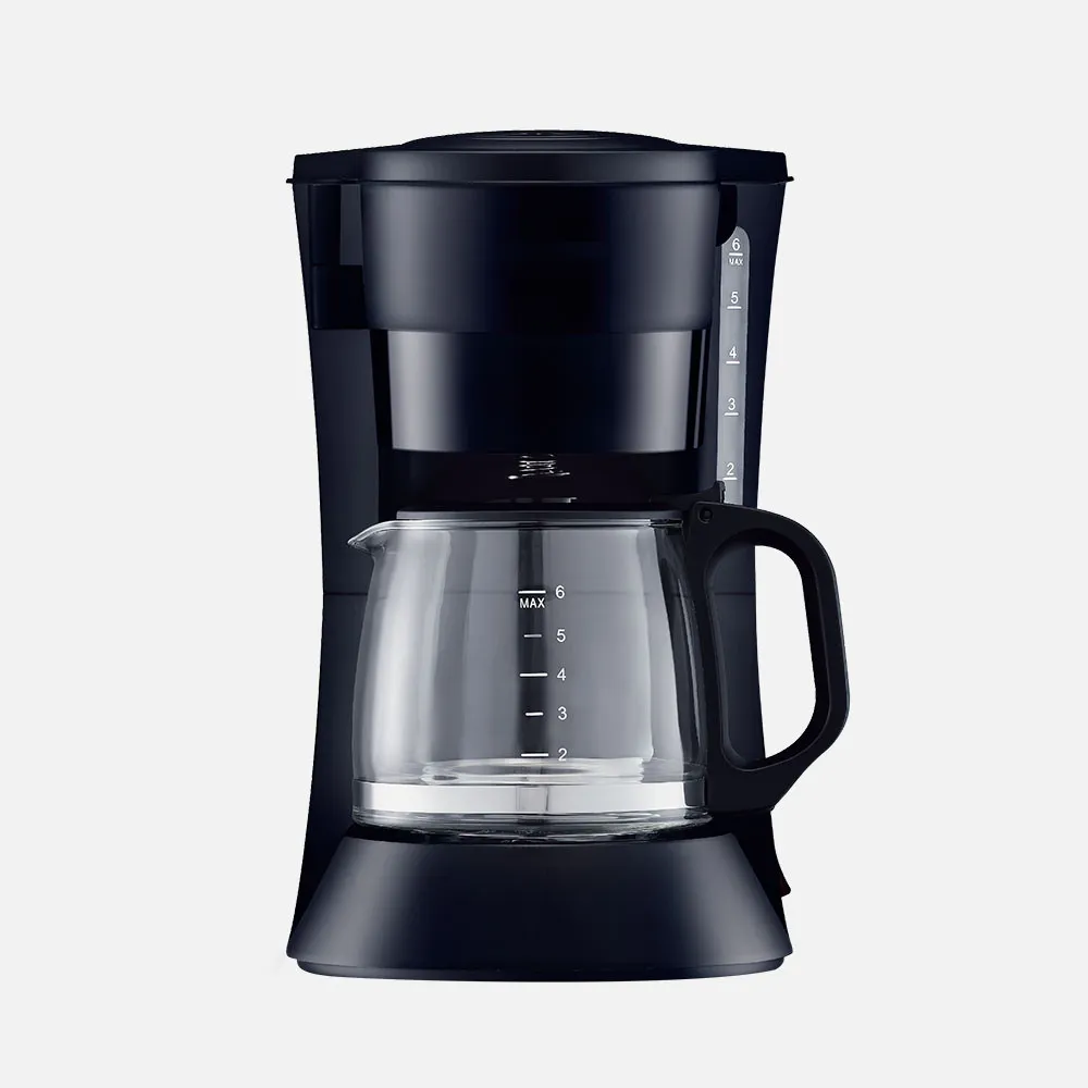 Cafetera De Goteo Xena 6taz Negro 600w Filt,perman Jarra Cristal 0,6l Placa Calorif.