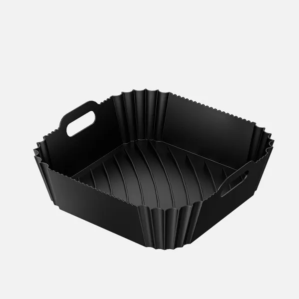 Silicone Tray Manacor Air Fryer 6x22,5x22cm Black Non-stick