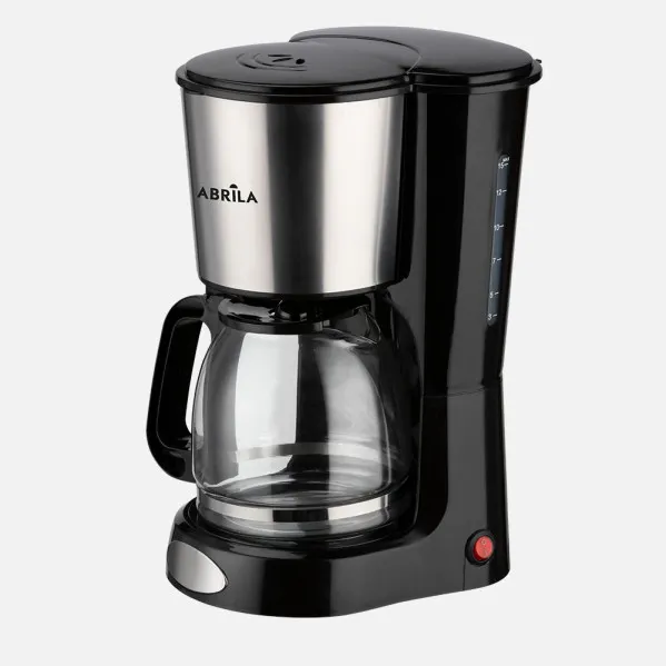 Coffee maker Of Dribble Gruta 15cups Black 900w Permanent Filter Jug Glass 1,5l Finish Steel Stainless steel. 33,5x20x27cm