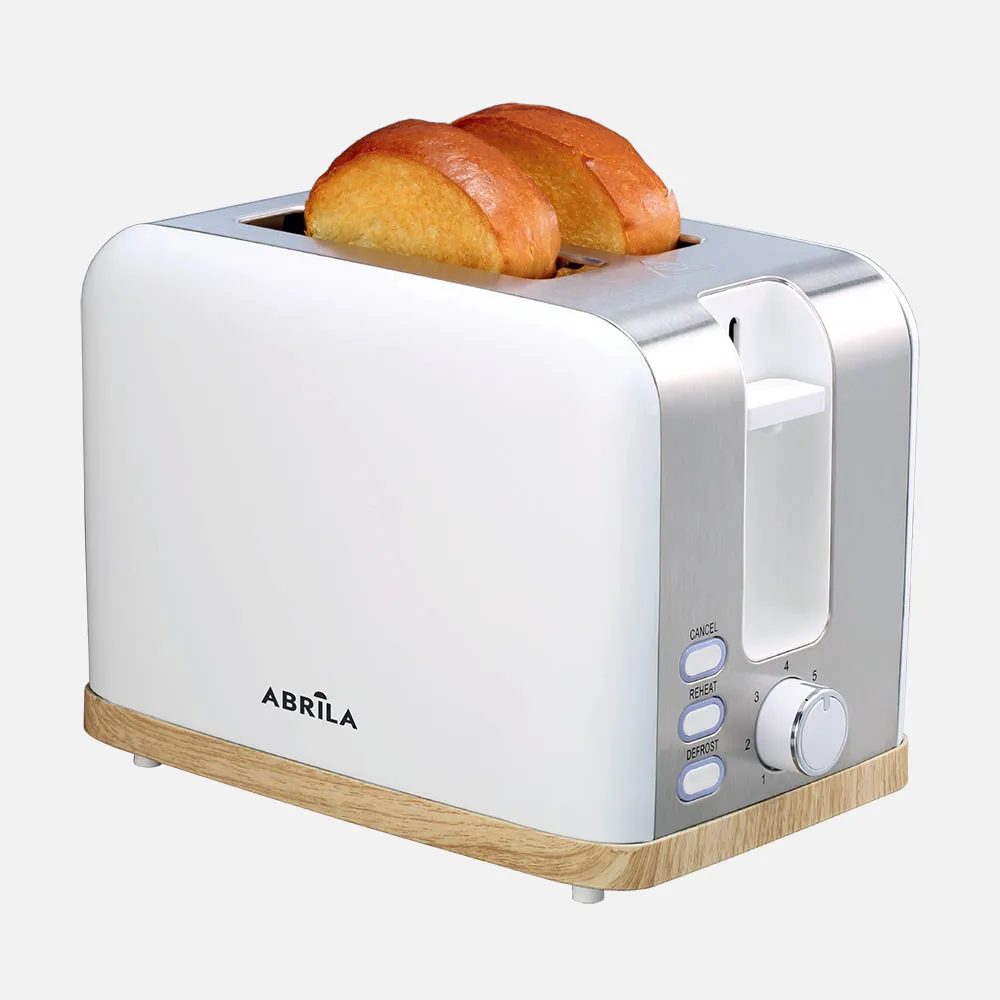 Tostador Pan Thaler 930w Blanco/haya/plata 7niv.tost.descong Apag.autom.2reb 2ranu.recogemigas 19x26,5x17,5cm