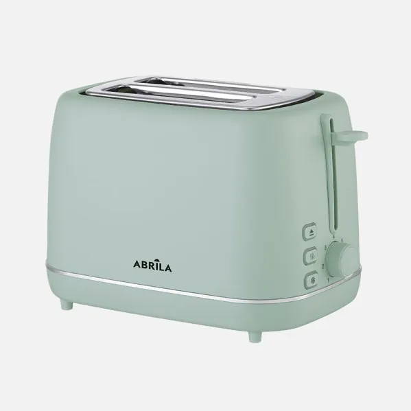 Tostador Bread Coffee 930w Green 7niv.Toasted Thawing Turn Autom.2slices 2slots Recogemigas 19,5x29x18cm