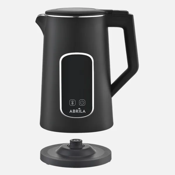 Hervidor Of Water Elec.ajenjo Black 1,7l 2200w Based Girat. Diasplay 6program Touch Cool,turn Autom.Security 26x22x16cm