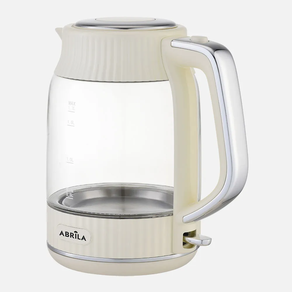 Hervidor De Agua Elec.durazno Beis 1,7l 2200w Base Girat.tacto Frio,apgad.autom.segur.