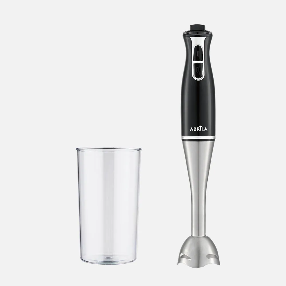 Batidora De Mano Nyasa 650w Dc Negr 2vel C/vaso Cu Nox.vel.ajust.desmont.ergon.38x6,5x6,5