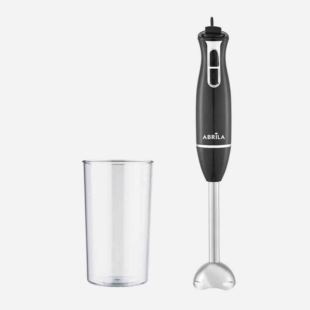 Batidora De Mano Baika 450w Dc Negr 2vel C/vaso Cu Nox.vel.ajust.desmont.ergon.39,5x6,5x6,5