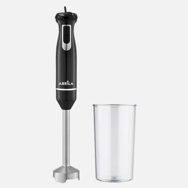 Batidora De Mano Voiga 800w Dc Negro 2vel Ajustables.c/vaso Cuchillas Ac.inox.desmontable,ergonomica 41x6,5x6,5cm