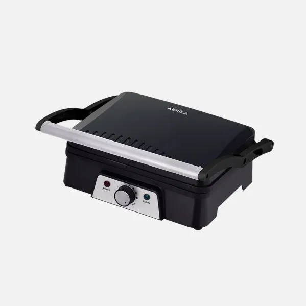 Grill Parrilla Embrujo 1600w Negro Apertura 180º Placa 29x23cm Antiadh.ac.inox.tacto Frio 15,5x33x30cm