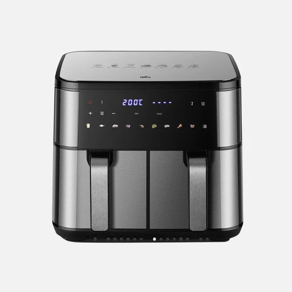 Air Fryer Chimbas 10l 2200w Steel/Black, Display, Timer, Thermostat, Touch 32x38x40,5cm