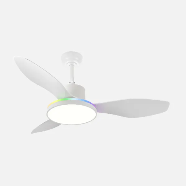 Ventilador Dc 48+7w Mandala Blanco 3asp 120d 4080l 3000-4500-6500k+rgb Remo+r.int+memo+temp