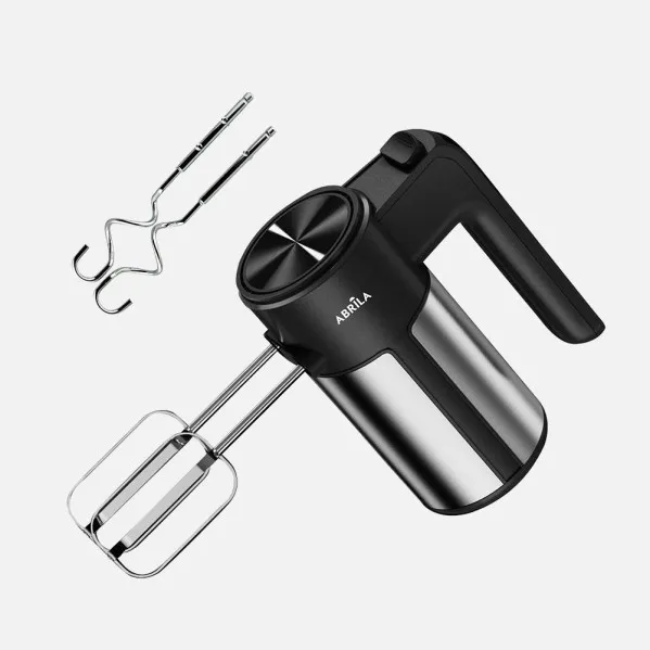 Hand Mixer Monei Black/Steel 500w 6 Speeds Ergonomic Whip-beat-mix-knead 30x19x9cm