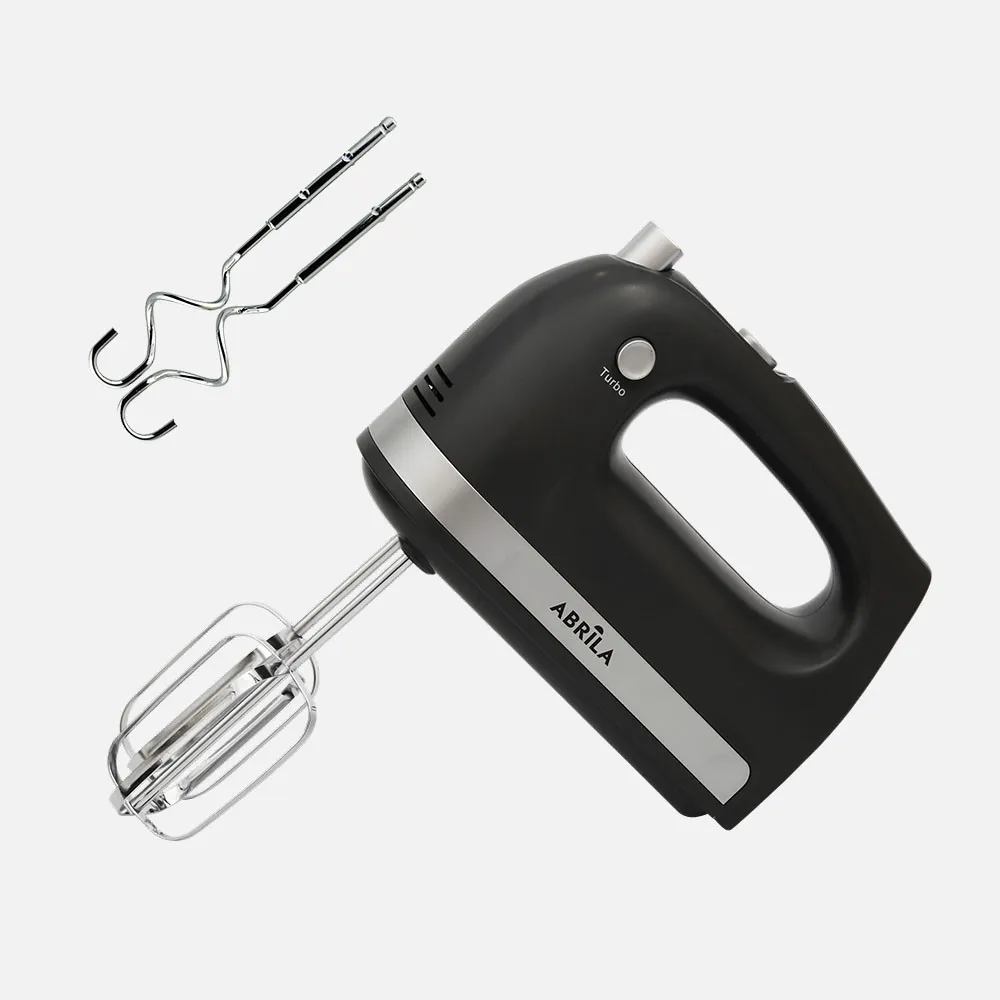 Batidora De Varillas Epona Negr 250w 5vel Ergonomica Montar-batir-mezclar-amasar 30x19,5x9cm