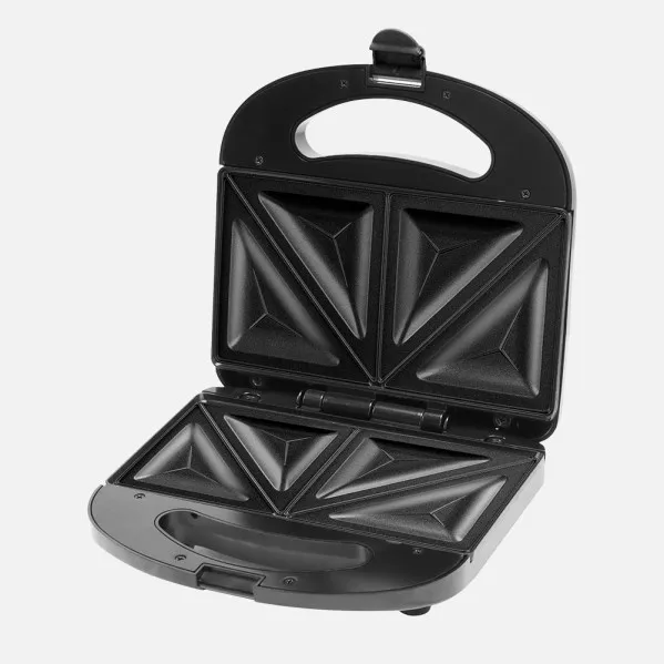 Sandwichera Rafina 750w Negro/acero Antiadh.luz Indicad Placa 21x12cm 2sandw.tact.frio 8x21,5x20,5cm