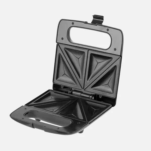 Sandwichera Eragon 750w Negro Antiadh.luz Indicad Placa 21x12cm Grill.tacto Frio 8x22x21,5cm
