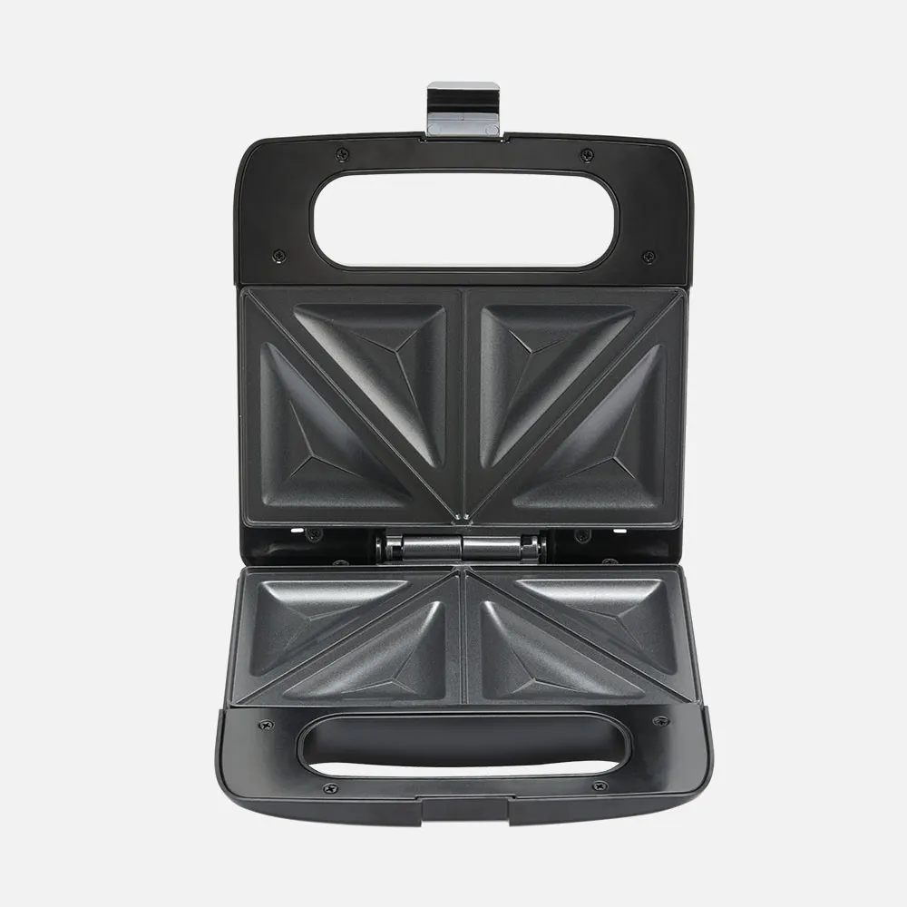 Sandwichera Eragon 750w Negro Antiadh.luz Indicad Placa 21x12cm Grill.tacto Frio 8x22x21,5cm