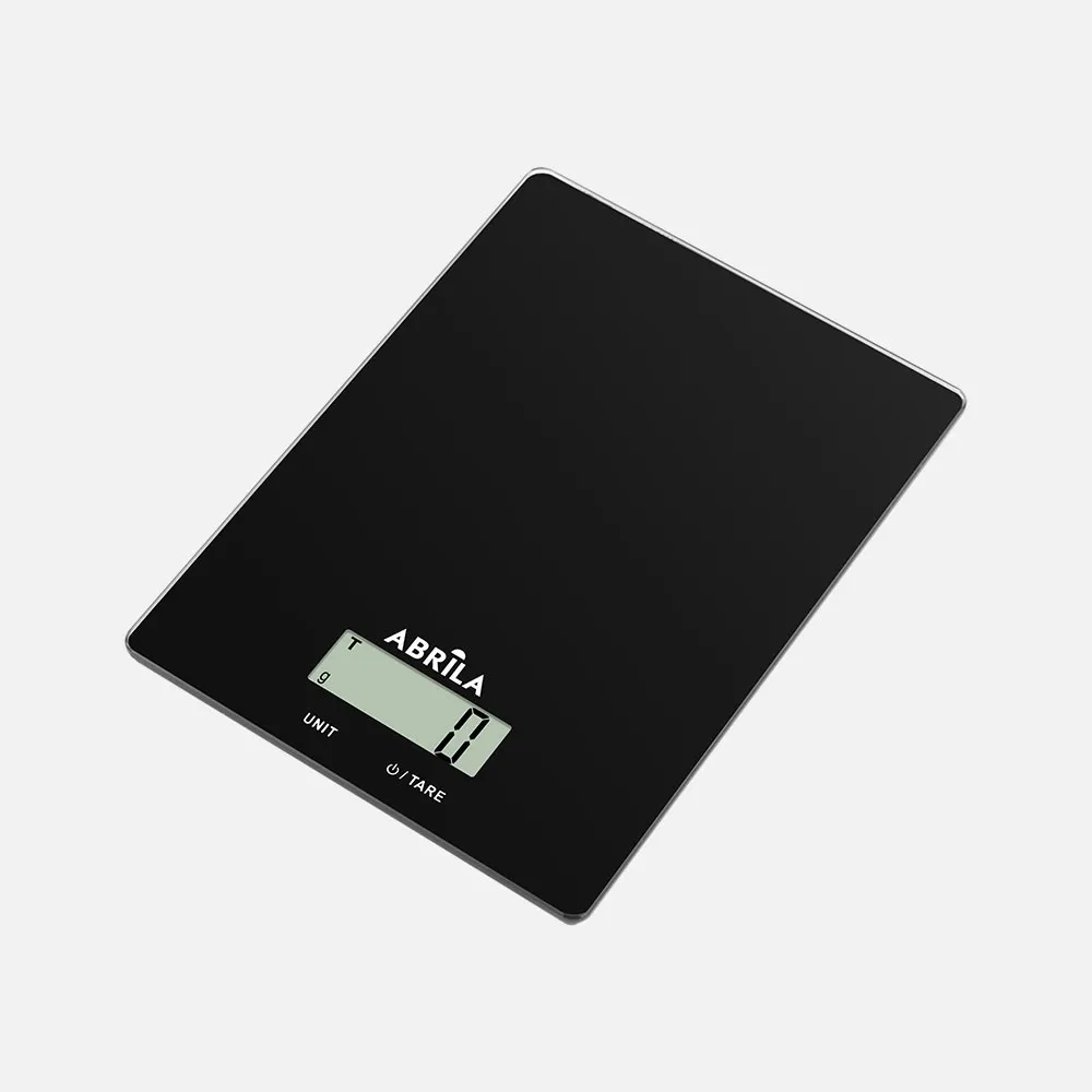 Bascula Cocina Namid Cap.5kg Negro Platf.vidro Templado Display Apagado Automatico Funcion Tara 1,5x14,5x20cm