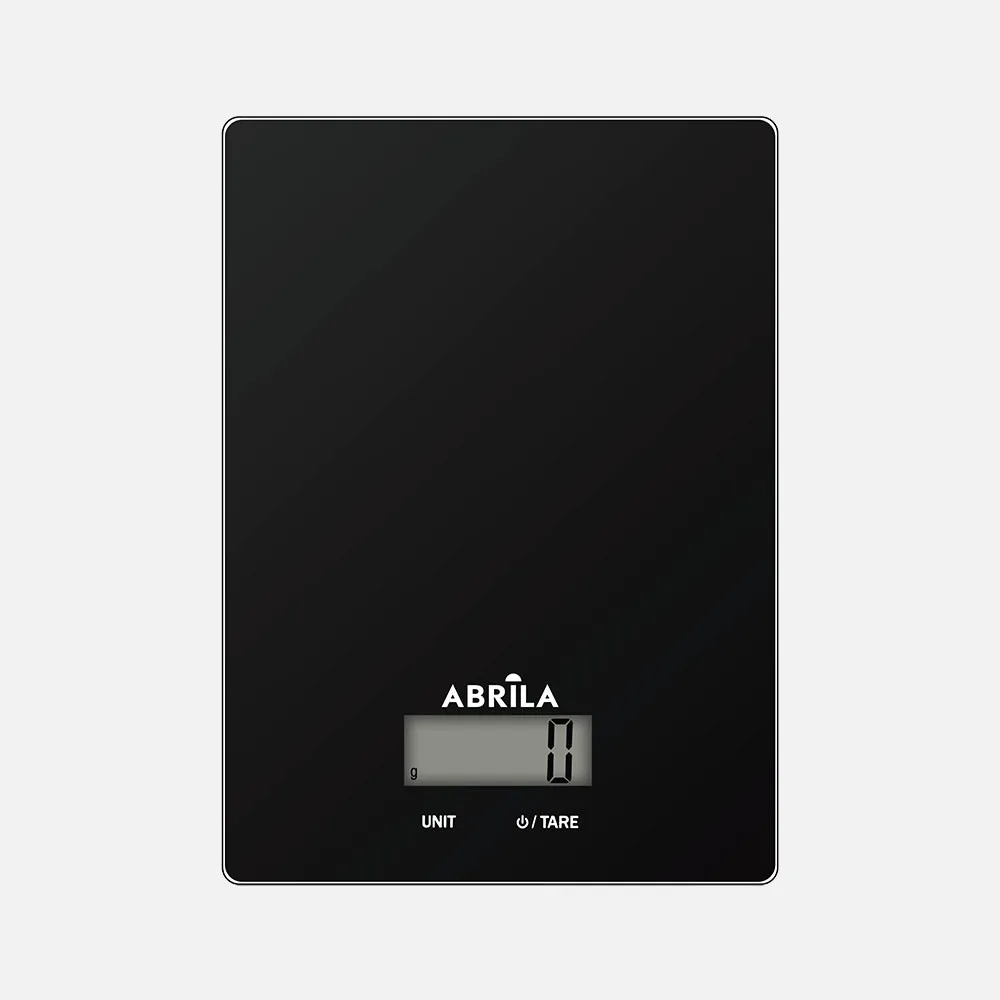 Bascula Cocina Namid Cap.5kg Negro Platf.vidro Templado Display Apagado Automatico Funcion Tara 1,5x14,5x20cm