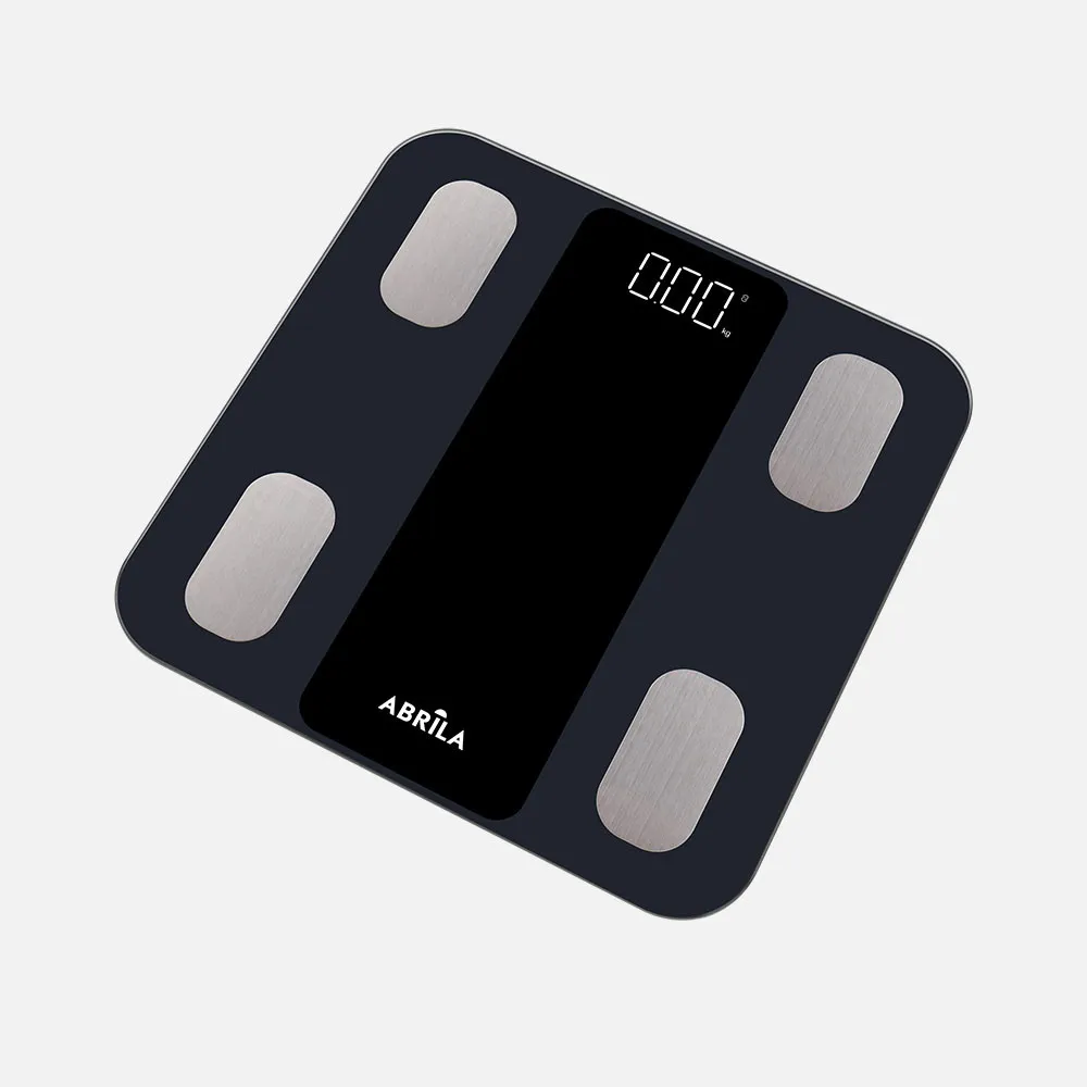 Bascula Baño Enola Cap.180kg Ne Vidrio Temp5mm Dis Play Analis15dat.bluetooth