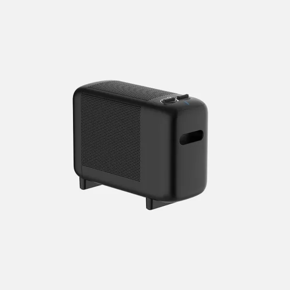 Mica Radiator Pinsapo 600w Black 2pot Tip-over Protection 29x38x16cm