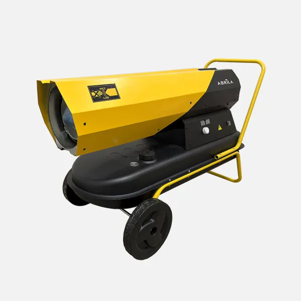 Diesel Cannon Heater Dixon 50kw Black/Yellow 45l  Flow1100m3/h Safety Protection Temperature Control 58x96x4cm