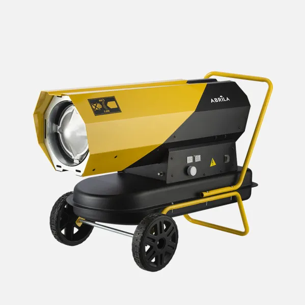 Diesel Cannon Heater Dixon 30kw Black/Yellow 19l  Flow 720m3/h Safety Protection Temperature Control 58x96x41cm.