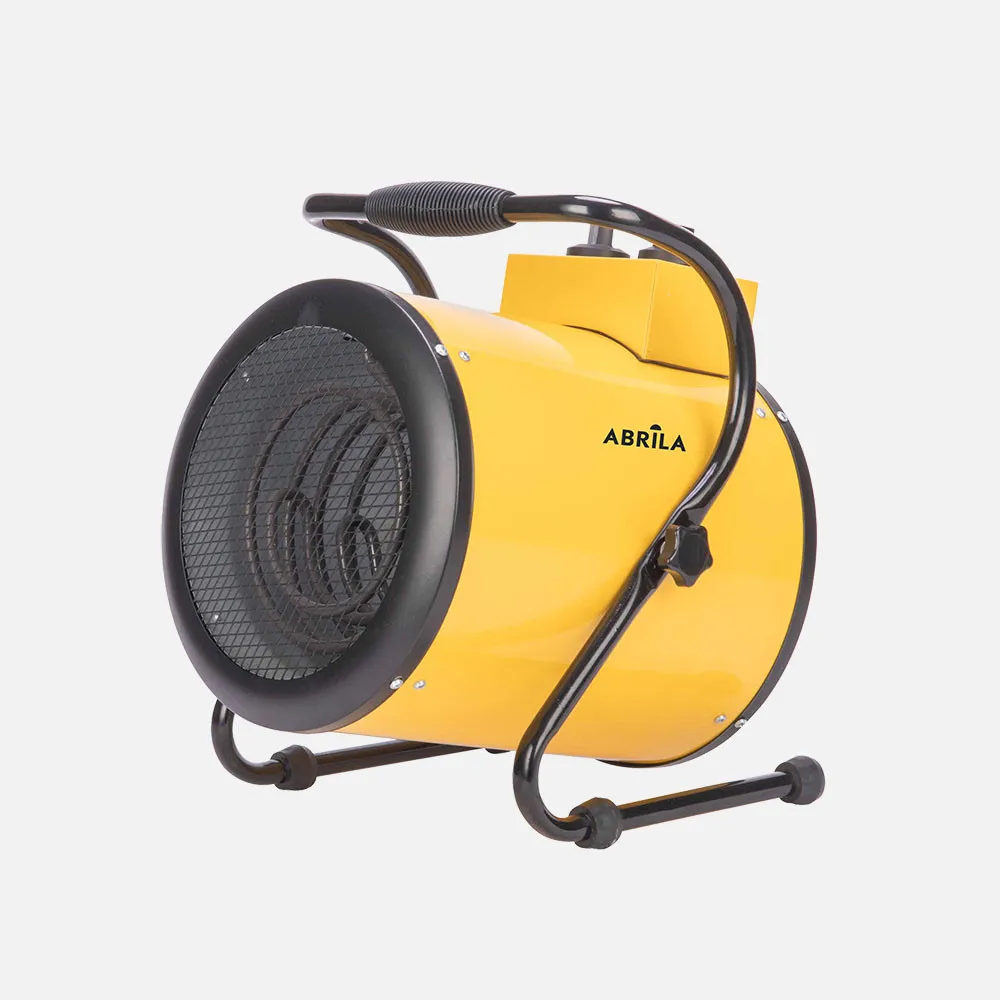 281635050 - Termoventilador Industrial Acero Inoxidable Divity 5000w Amarillo 3pot 400v conex.trifasica Termostato Reg.seg.asa 40x32x32cm